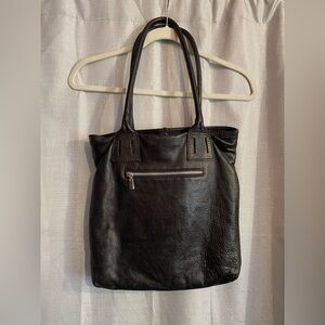 FIRENZE:  genuine, Black Leather made in Italy